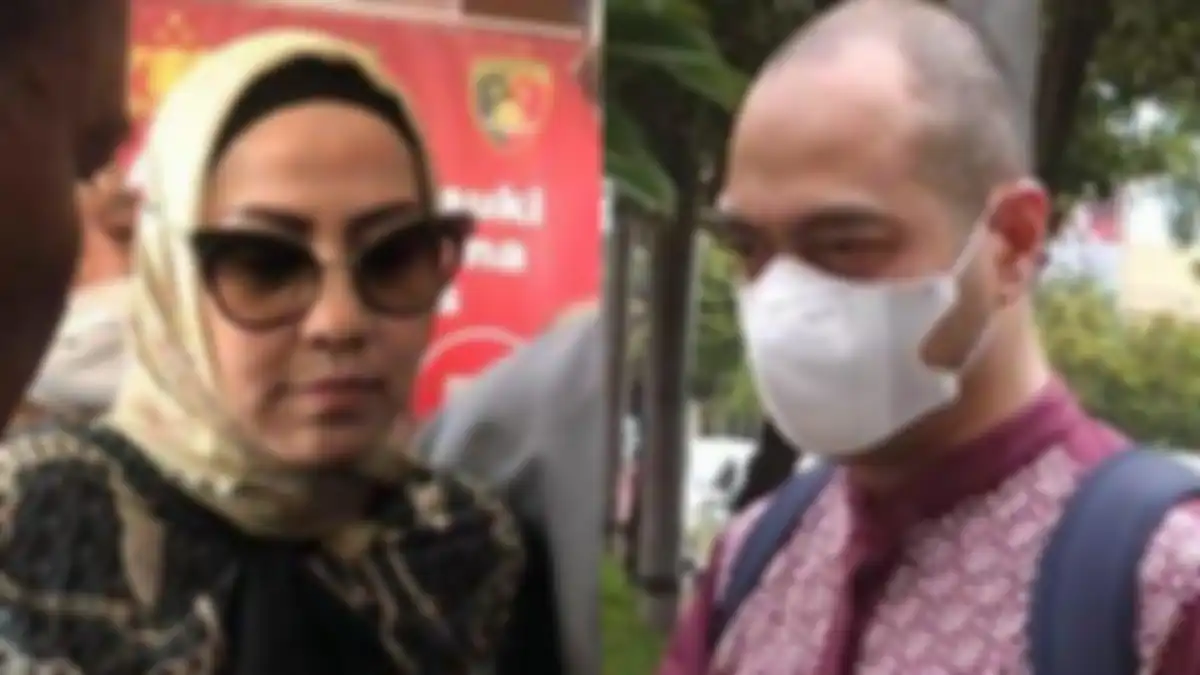 Kolase foto Venna Melinda dan Ferry Irawan