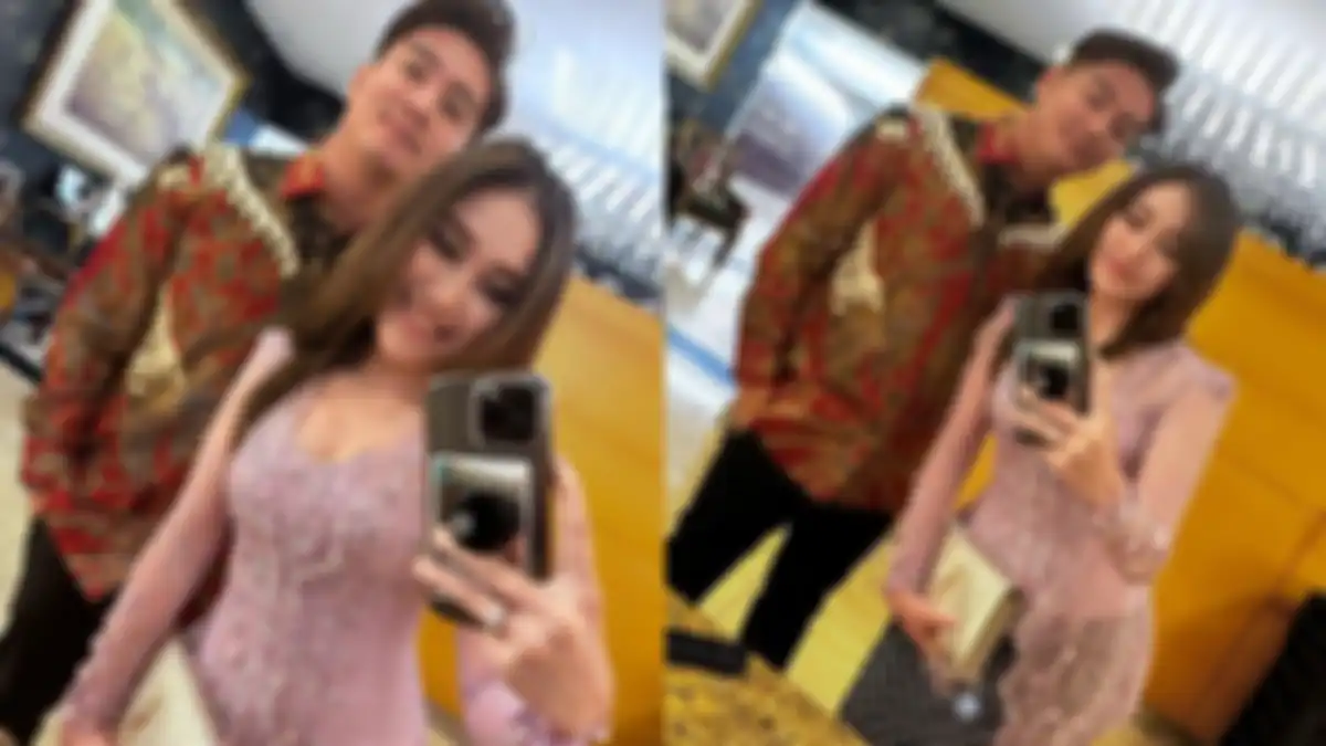 Kebersamaan Ayu Ting Ting dan Boy William ke kondangan bareng