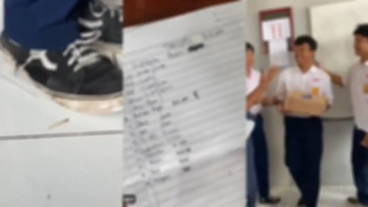 Siswa SMP patungan belikan sepatu untuk teman (