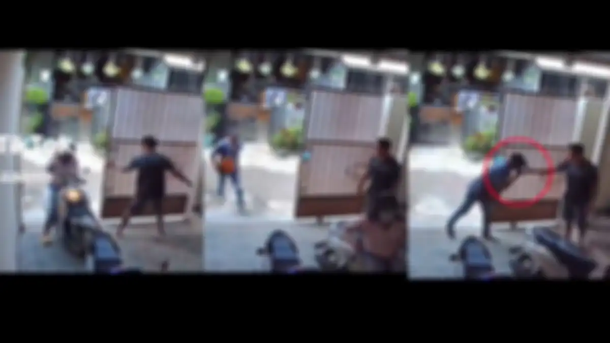 Wanita dikuntit pria sampai area rumah  