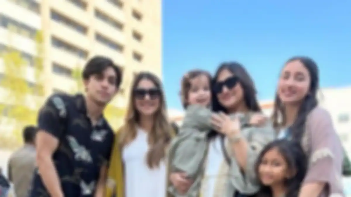 Oceans Camilla saat menjalani lebaran bersama keluarga.