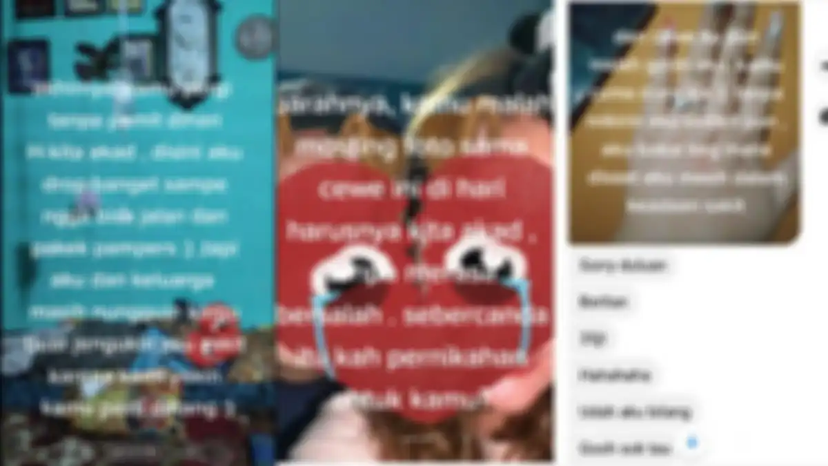 Curhatan wanita ditinggal tunangannya lamar cewek lain saat hari H pernikahan viral di Tiktok