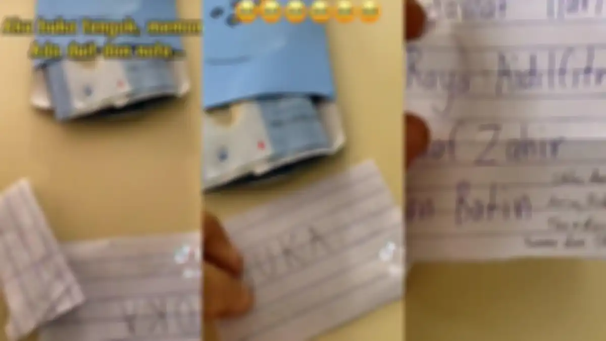 Seorang guru mendapat kejutan dari para murid.
