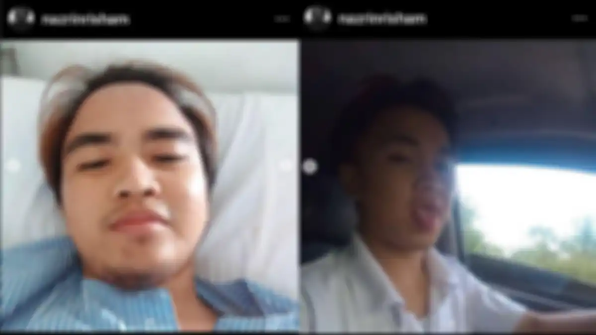 Baby Shima juga menyertakan foto pria yang mengirimkan pesan kasar tersebut