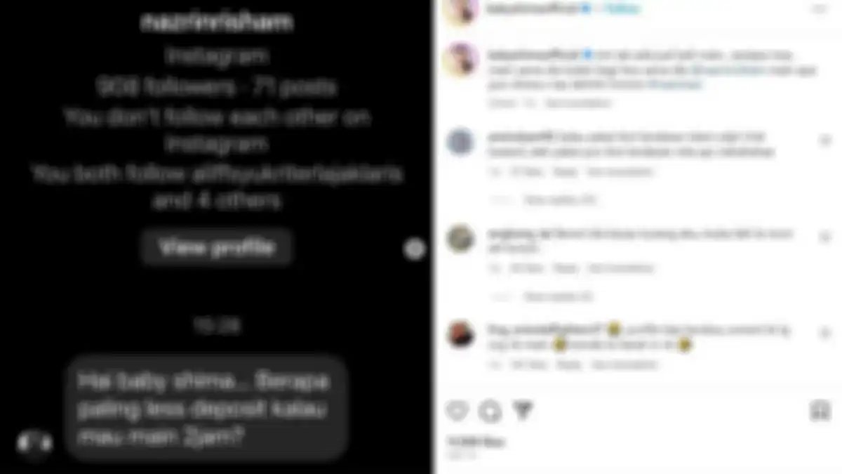 Baby Shima mendapatkan komentar pelecehan seksual dari seorang pria 