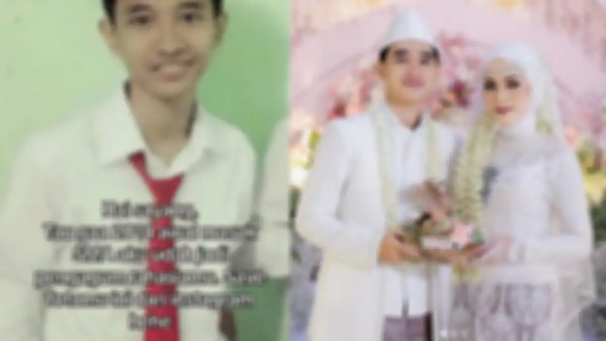 Viral kisah cinta wanita cantik yang naksir suami sejak duduk di bangku SMA, haru kini resmi jadi istri.