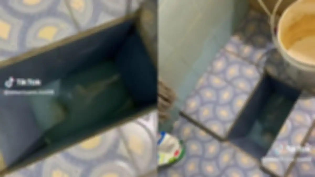 Viral di TikTok desain WC jongkok di luar nalar.
