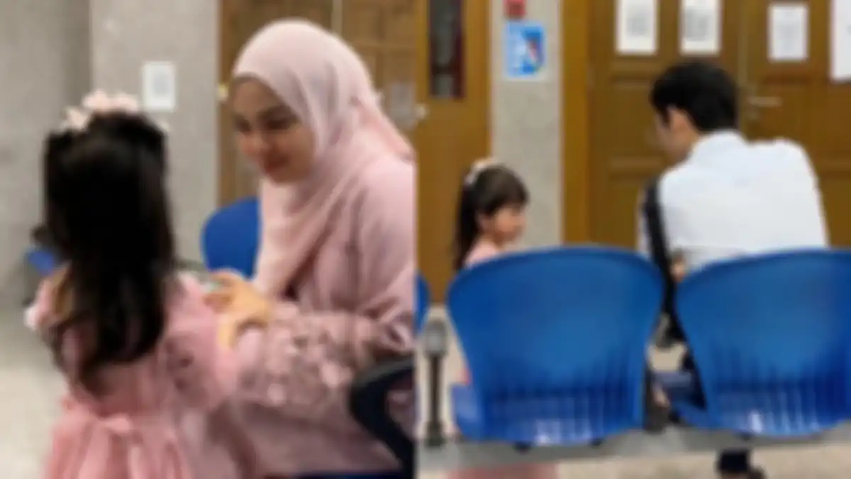Hak asuh jatuh ke tangan ibu, momen pertemuan anak dan ayah kandung ini curi perhatian, begini reaksi ayah tiri.