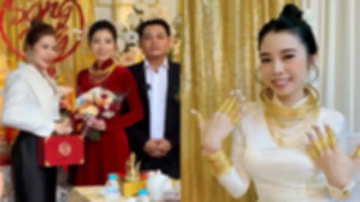 Quynh Nhi dapat banyak kado saat menikah dengan Hoang Dai   