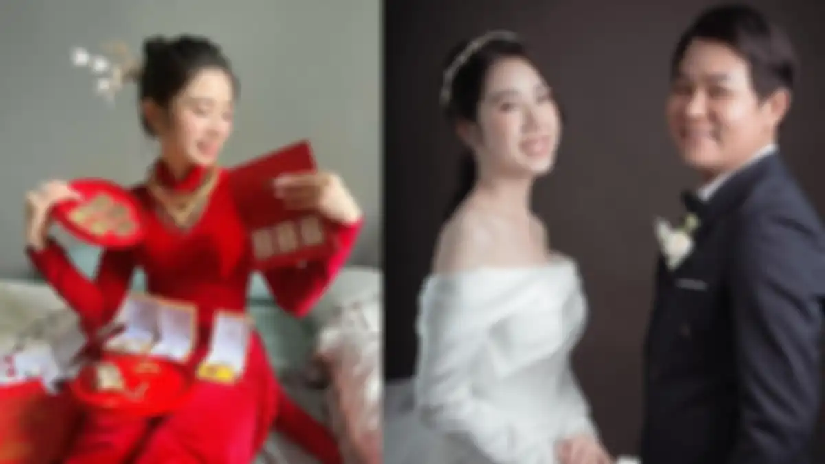 Quynh Nhi dapat banyak kado saat menikah dengan Hoang Dai 