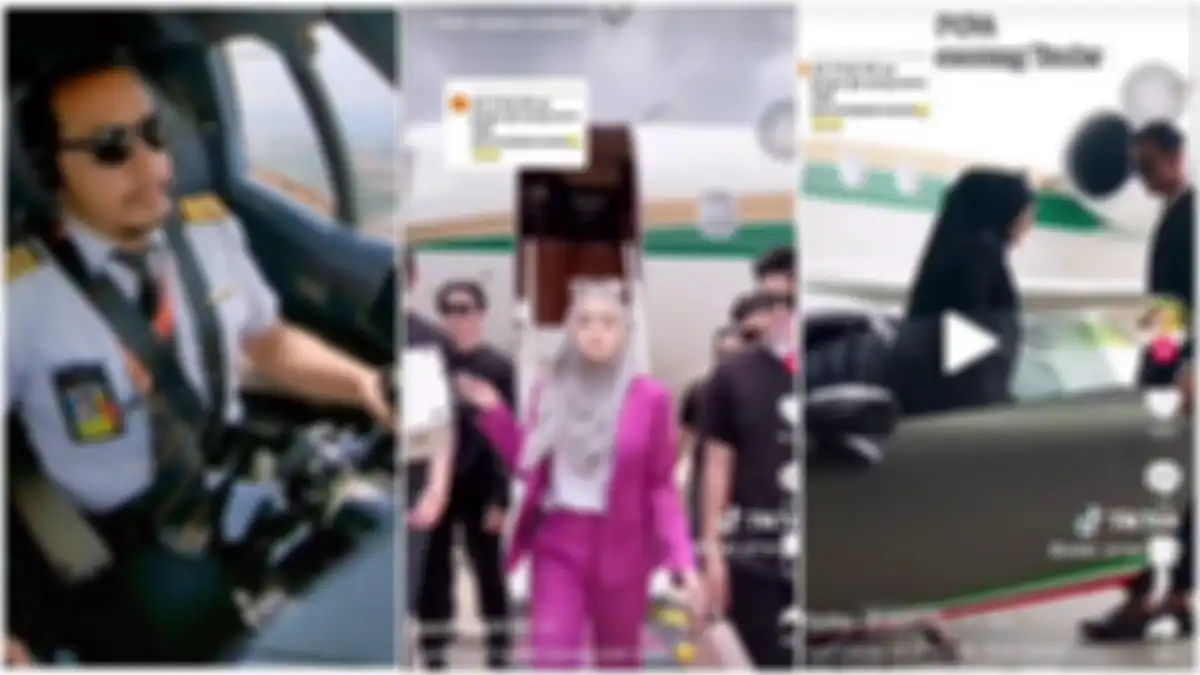 Kena pergok, sosok Crazy Rich pamer liburan naik jet pribadi.