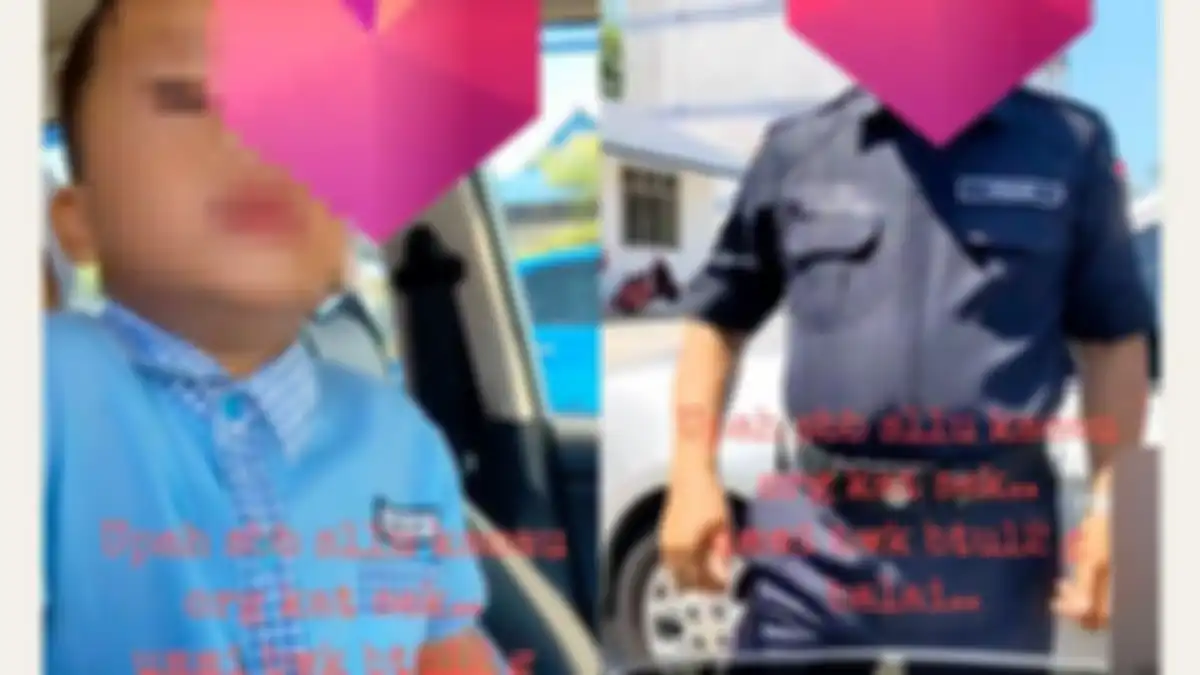 Bocah nangis dibawa ke kantor polisi, ibu frustasi tak bisa menasihati 