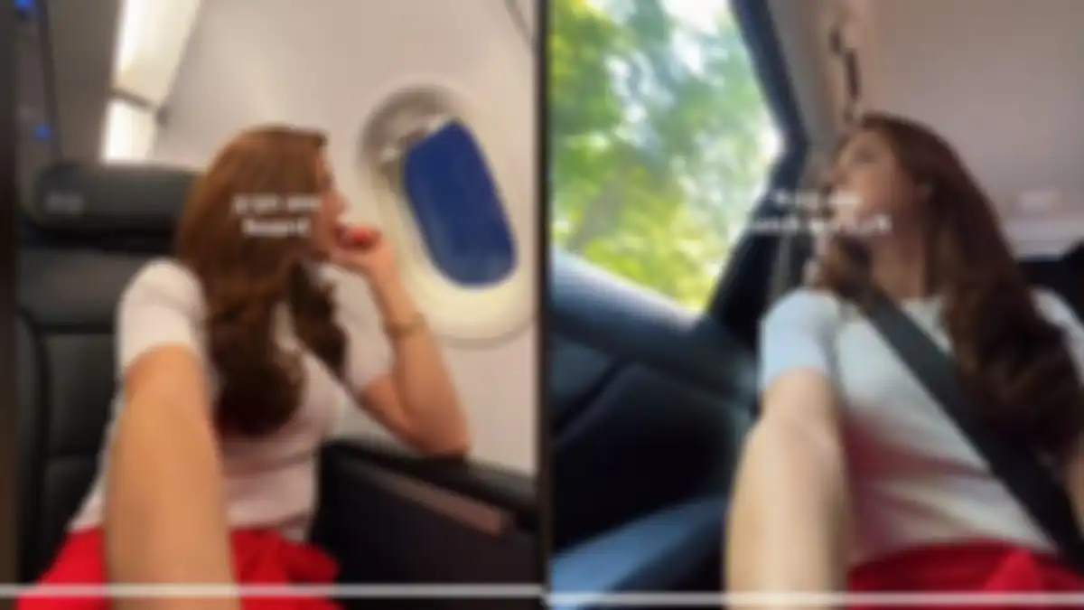 Diakui Sophia, pulang pergi naik pesawat dinilainya lebih hemat daripada sewa kos.