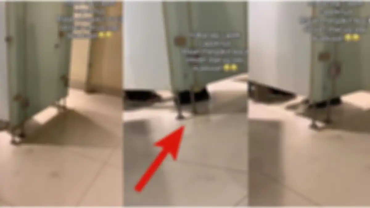 Viral video detik-detik 2 bocah digrebek saat mesum di dalam toilet mal 