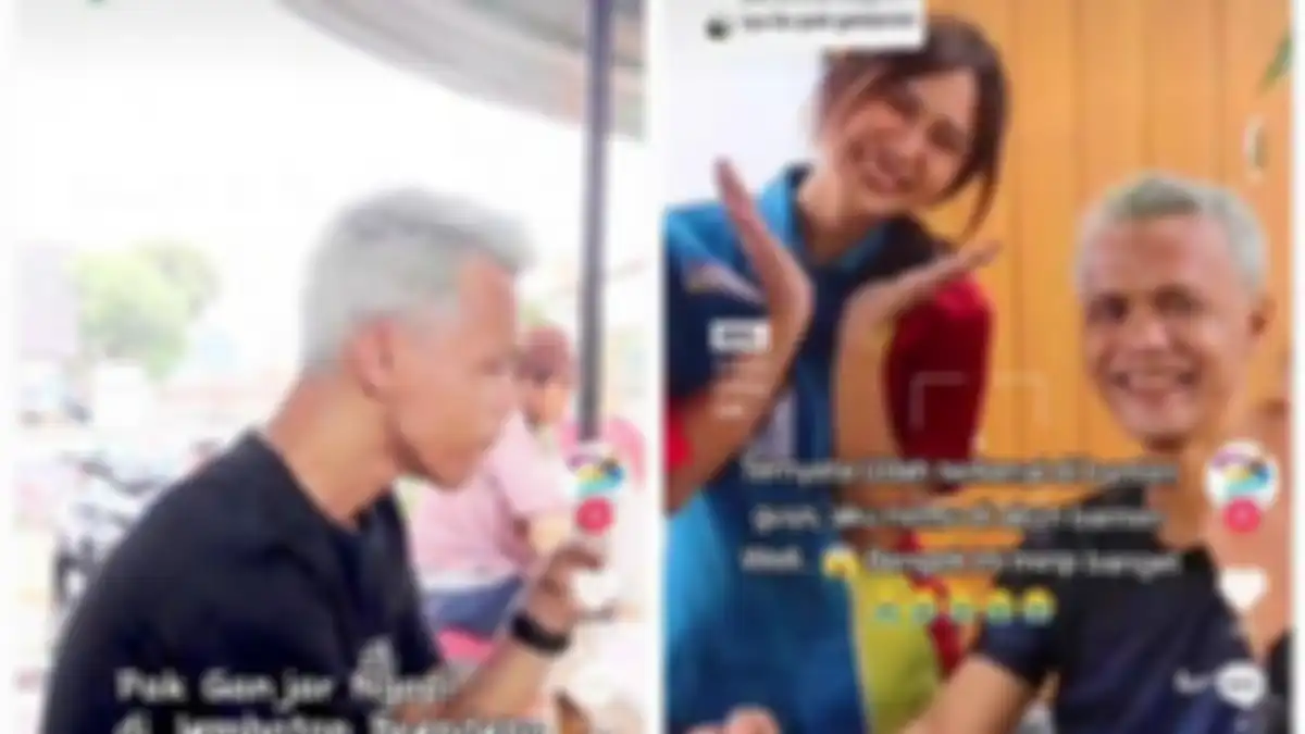 Inilah sosok Arie Budiarto, kembaran Ganjar Pranowo asal Banten, kini viral dan sering diajak foto bareng  