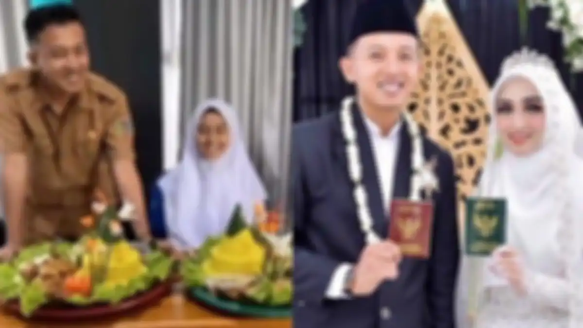 Seorang kepala sekolah nikahi muridnya sendiri, mahar fantastis.