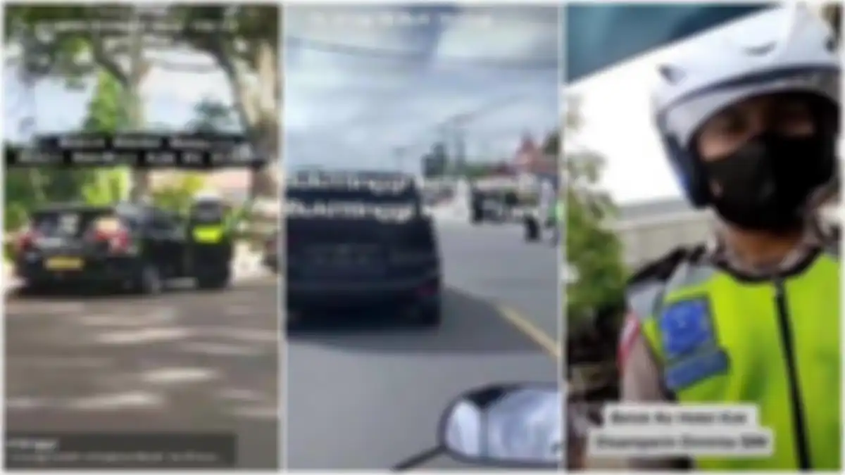 Tangkap layar viral aksi personel kepolisian yang diduga meresahkan masyarakat di Kota Bukittinggi, Provinsi Sumatera Barat (Sumbar).