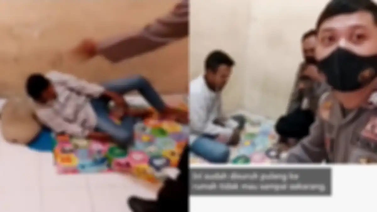Mas Kur enggan pulang ke rumah meski sudah dinyatakan bebas dari penjara.