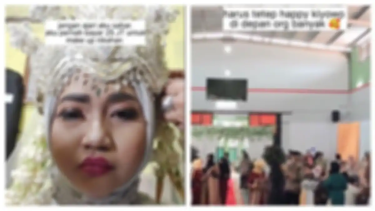 Pengantin ini menyesal pilih MUA yang salah, makeup inginnya soft malah jadi gini. 