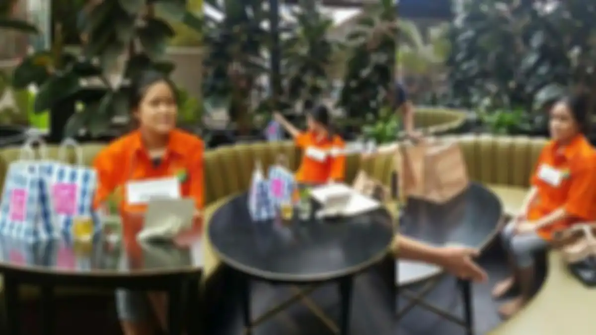 Jessica Wongso saat menjalani rekonstruksi tewasnya Mirna Salihin karena kopi sianida