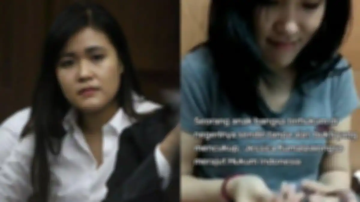 Potret terbaru Jessica Wongso di dalam penjara.