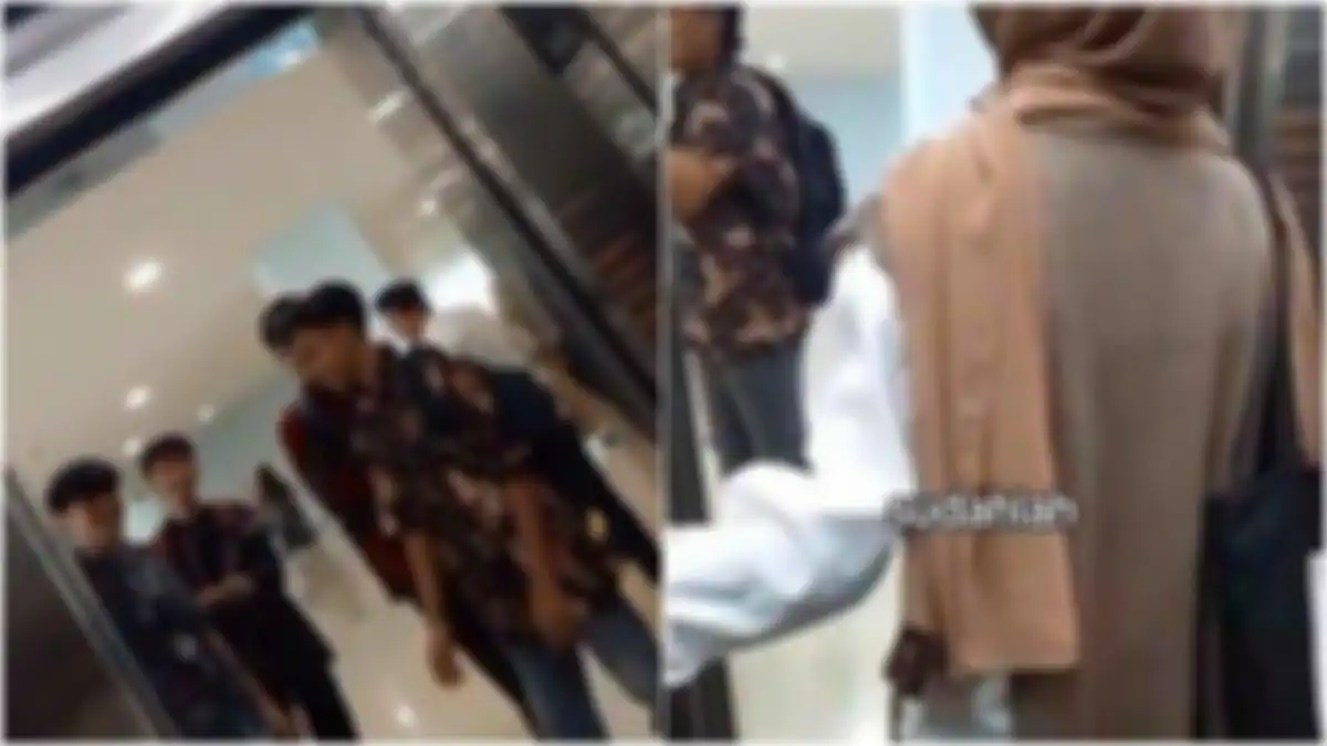 Viral video mahasiswi bercadar di Universitas Islam Negeri Sulthan Thaha Saifuddin Jambi dibully segerombol mahasiswa laki-laki.  