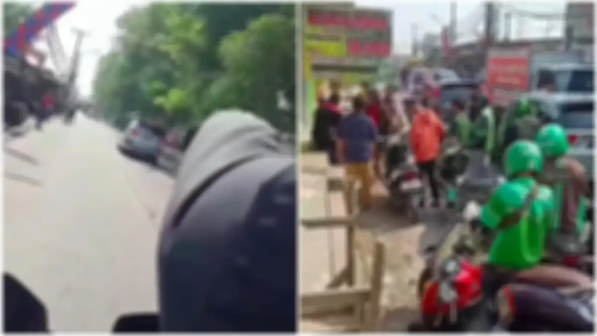 Viral video detik-detik pengejaran terduga pelaku Hipnotis di Bekasi, bawa kabur uang tunai dan ATM korban.