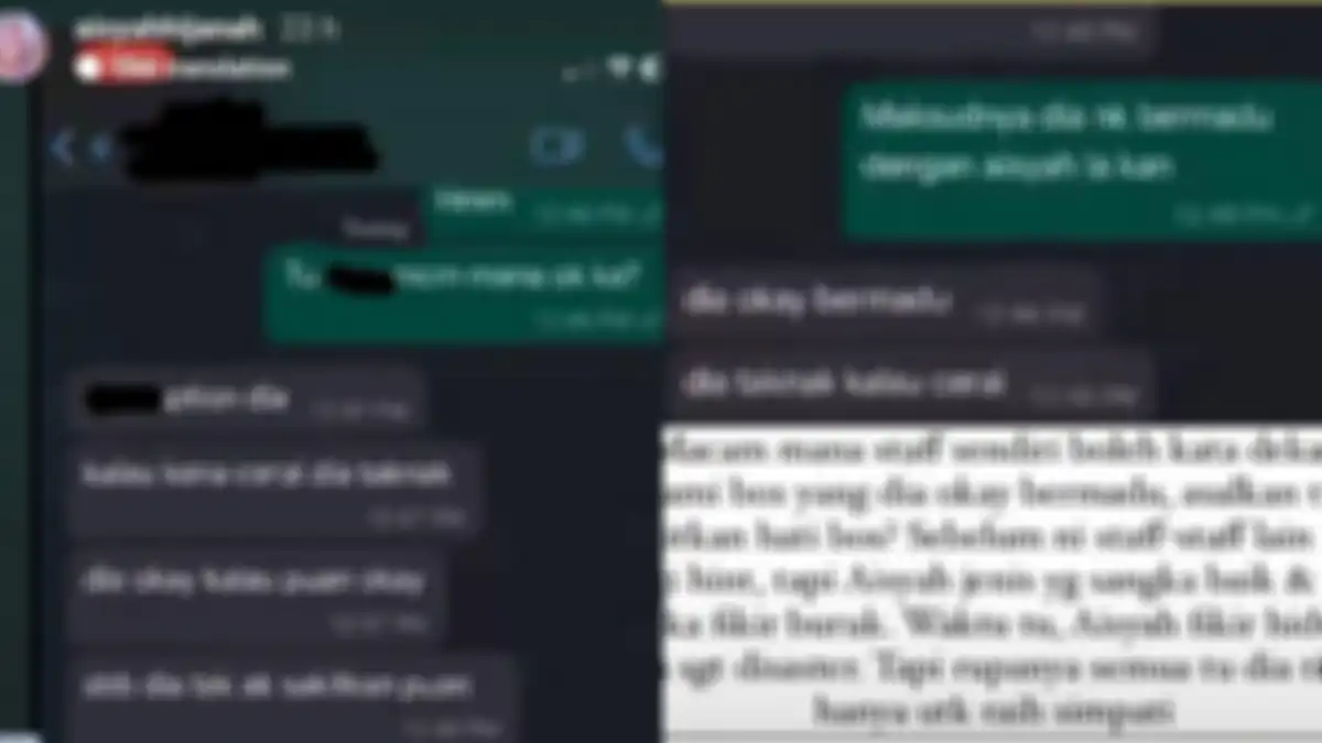Aisyah menyebut salah satu karyawannya mencoba mendekati suaminya yang lebih akrab disapa alifteega di media sosial.