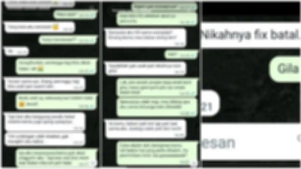 Isi chat gadis dengan calon suami yang minta hubungan intim jelang nikahan 