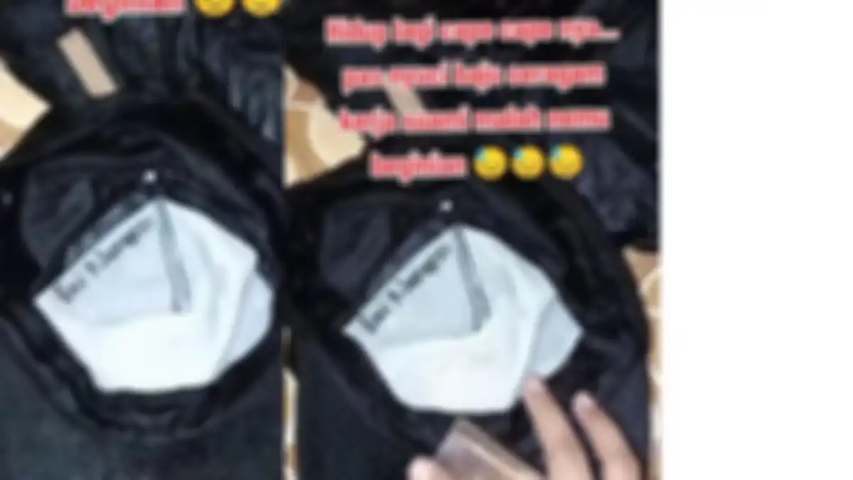 Topi kerja milik suami tertulis nama wanita lain, bikin istri cemburu 