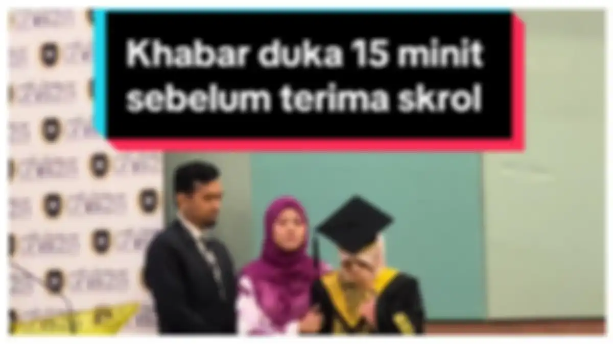 Momen wisudawati dapat kabar ayahnya meninggal sebelum naik panggung