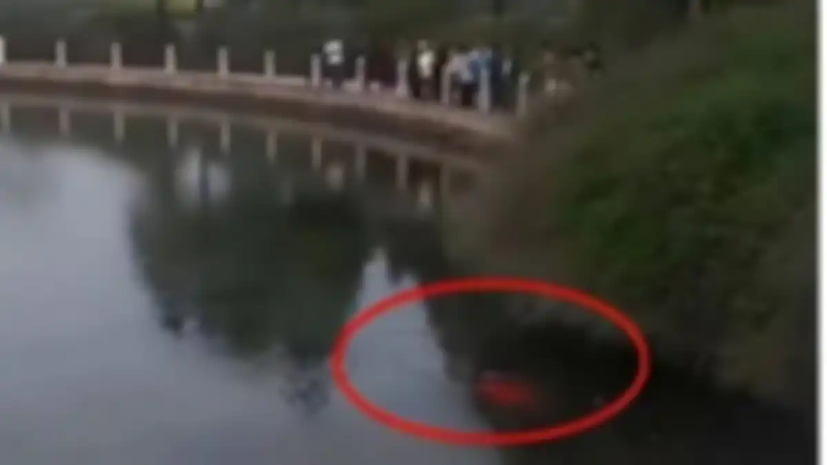 Li Juan ditusuk dan dorong suaminya jatuh ke danau 