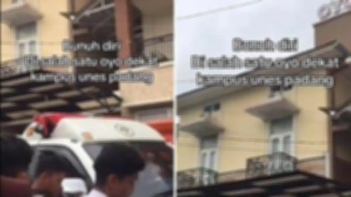Tangkapan layar video wanita muda ditemukan tewas tergantung di lemari diduga gagal nikah.