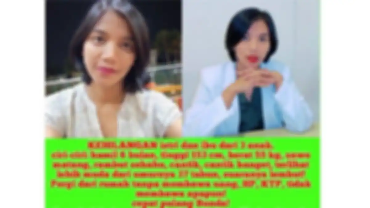 Dokter Qory dilaporkan hilang oleh suaminya. 