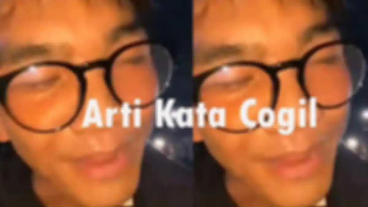 Tangkapan layar Satria Mahathir sebut dirinya cogil. Kini videonya viral di TikTok direcreate para konten kreator.  