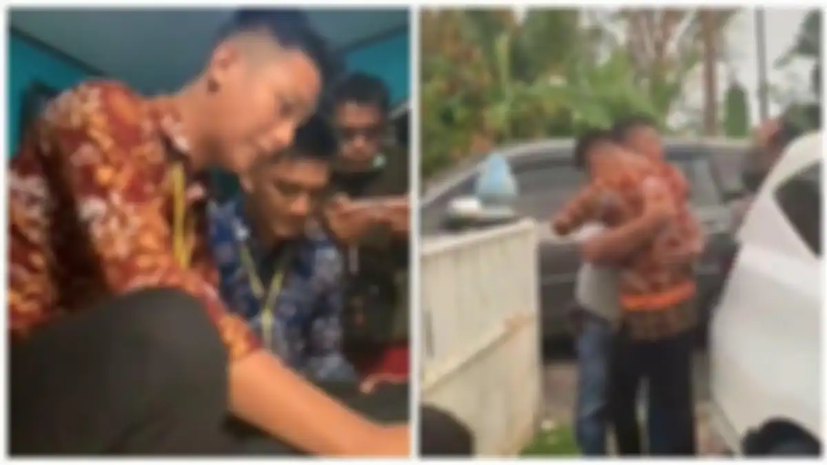 Kakak beradik lolos seleksi Bintara Polri, sujud di kaki ibu.