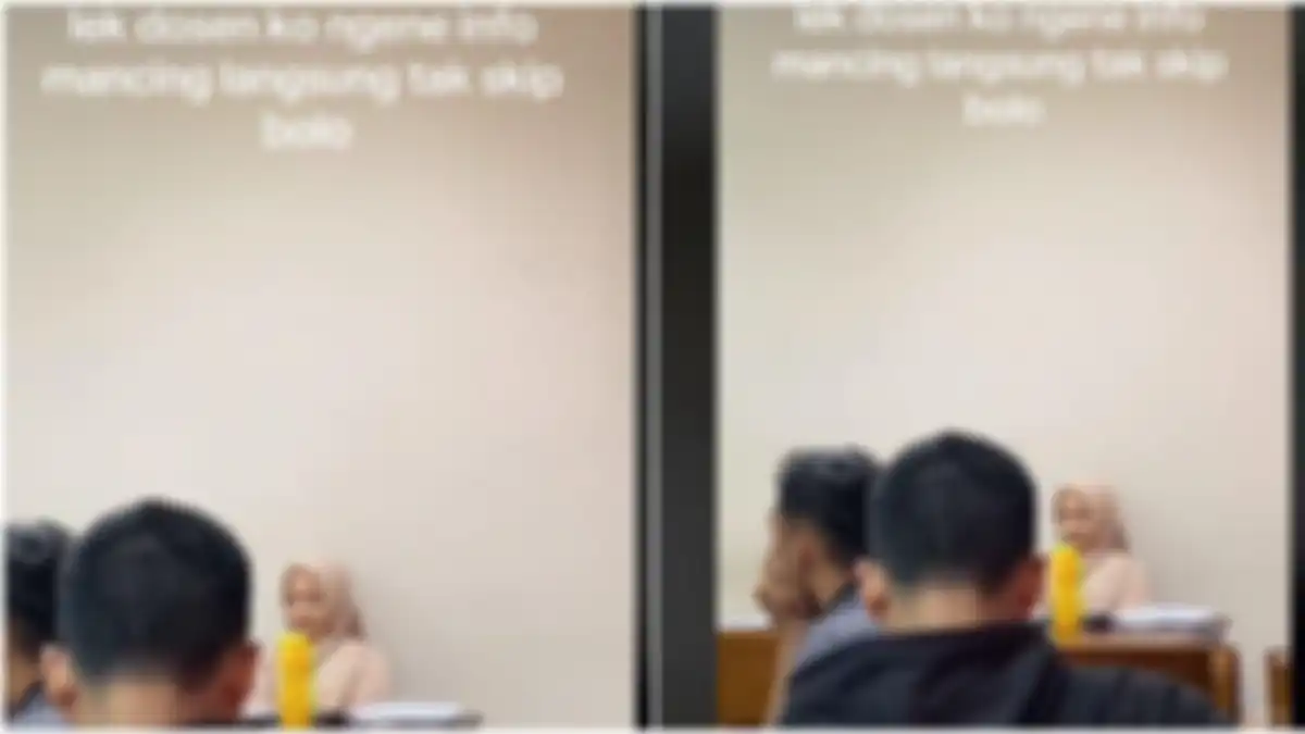 Viral dosen cantik diam-diam direkam mahasiswanya (3) 