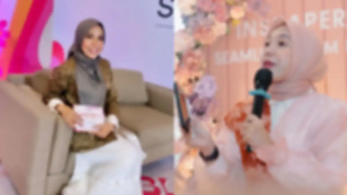 Nadya Arifta saat jadi MC