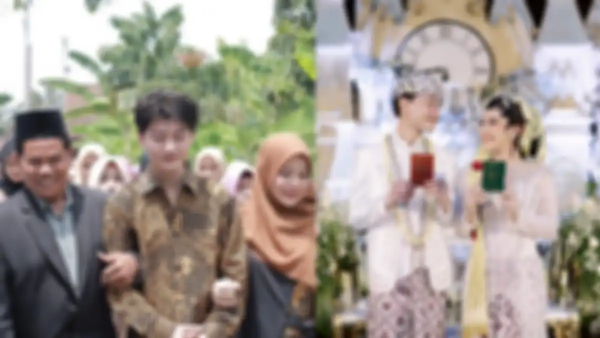 Potret pernikahan Mega Dwi Cahyani dan Andreas 