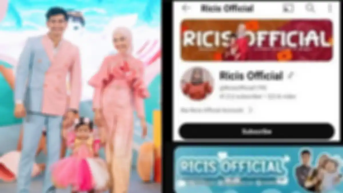 Ria Ricis Hapus Foto Teuku Ryan dari Banner Channel Youtube dan Ganti dengan Hal Ini