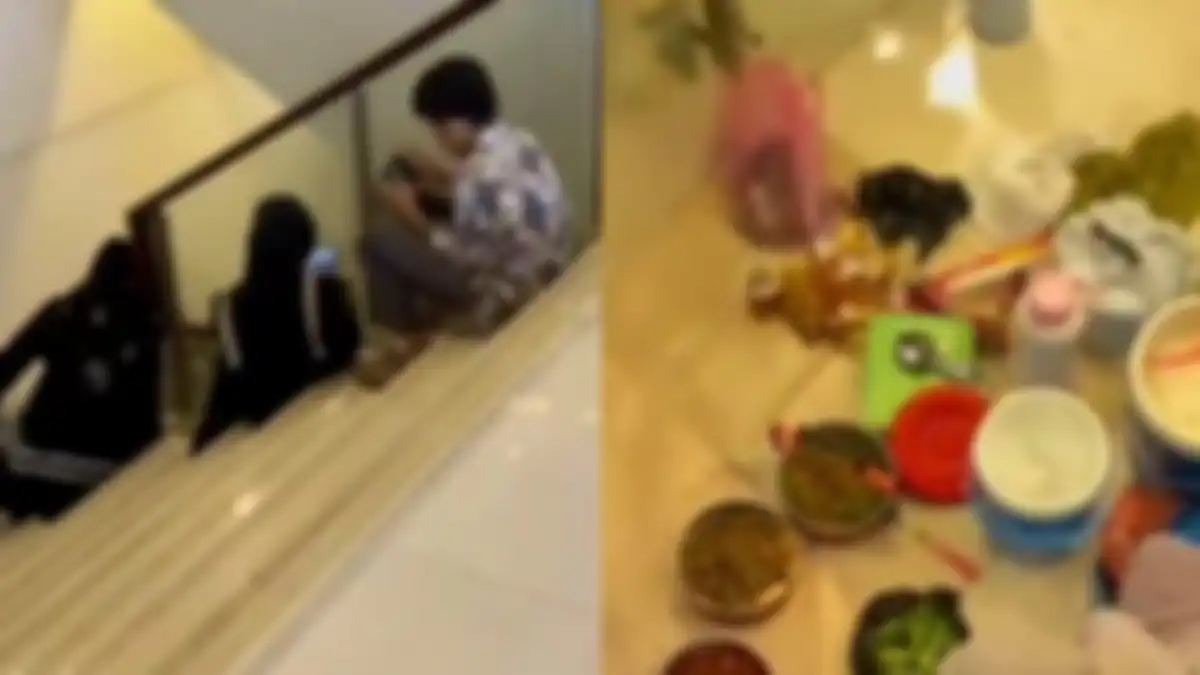 Mulanya, video emak-emak itu piknik di mal viral setelah diunggah salah satu akun di TikTok. Terungkap lokasinya. 
