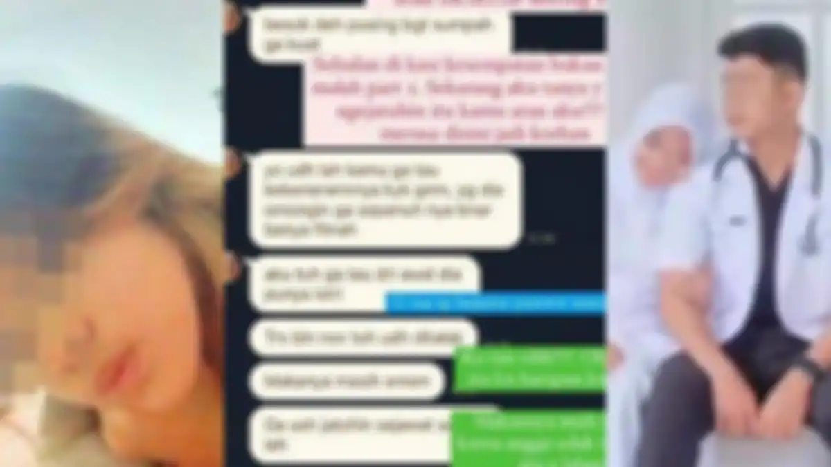 Chat dokter koas inisial L merasa jadi korban, tak tahu pacarnya pria beristri
