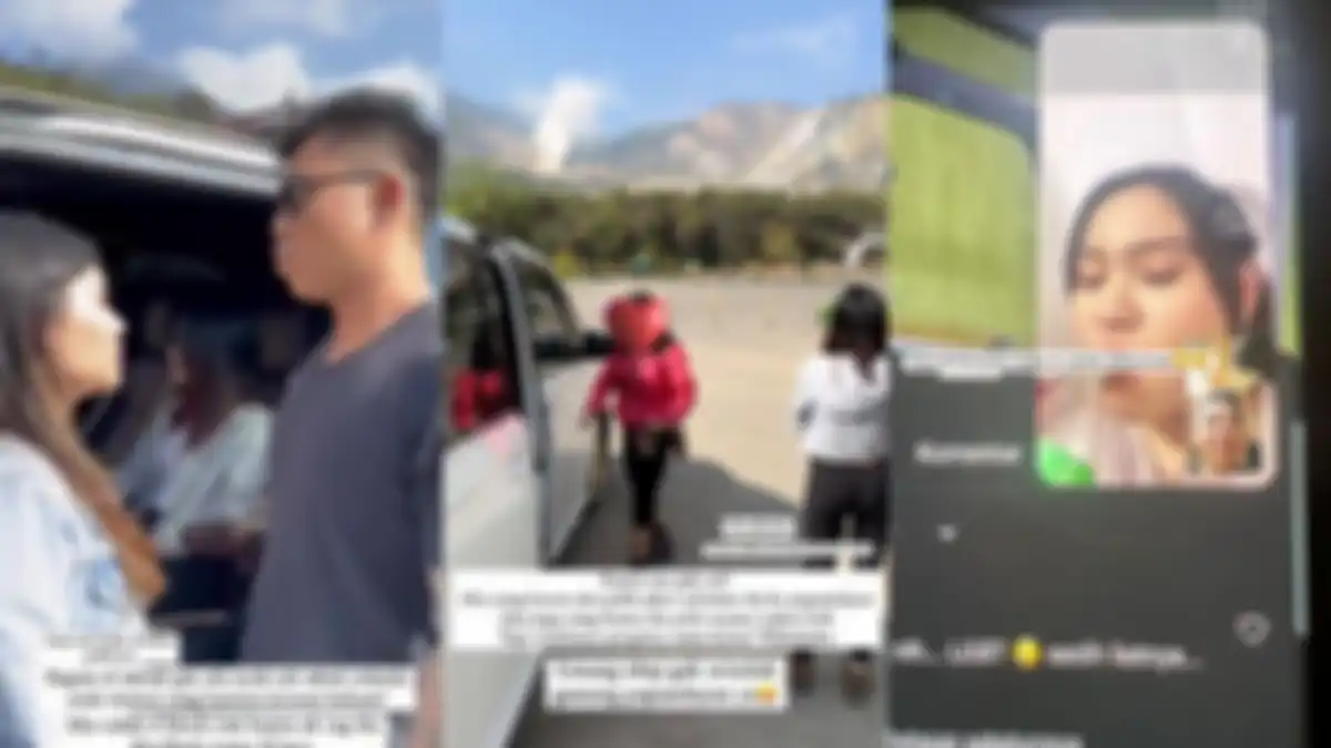 Istri sah labrak suaminya hendak naik gunung bareng selingkuhan 