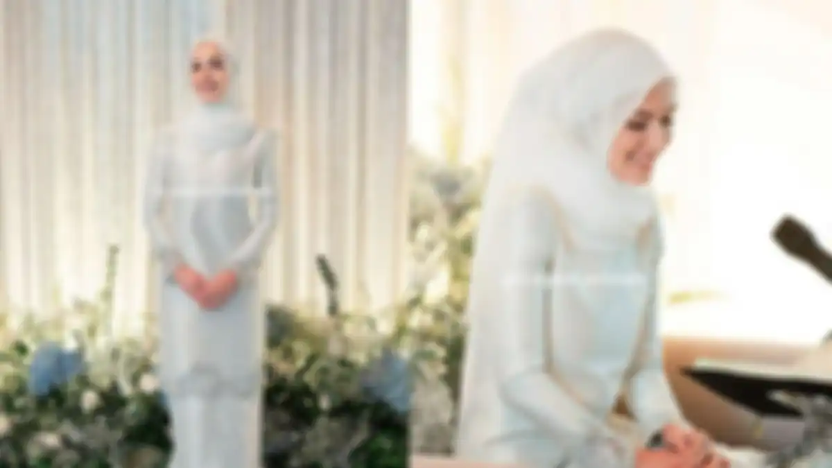 Penampilan Anisha Isa di acara pengajian jelang pernikahan 