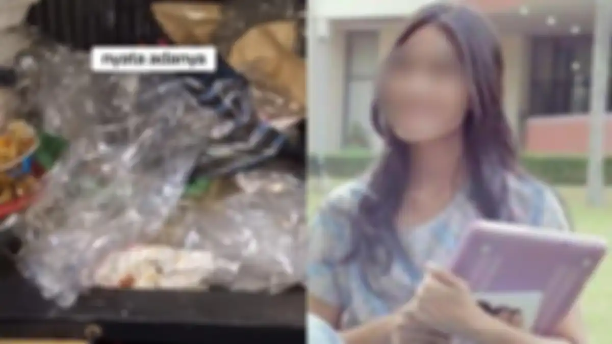 Ibu kos kaget lihat kamar mahasiswi penuh sampah dan bau tak sedap 