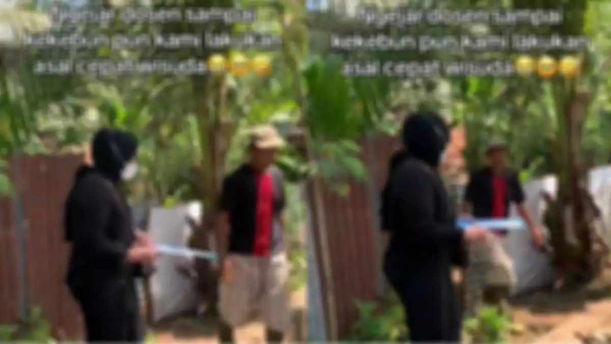 PERJUANGAN mahasiswi agar cepat wisuda, rela kejar dosen hingga ke kebun demi minta tanda tangan.