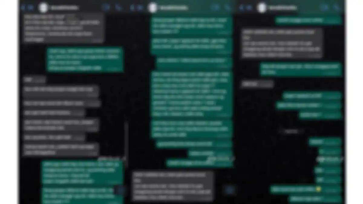 Chat Abib dengan sang mantan kekasih.