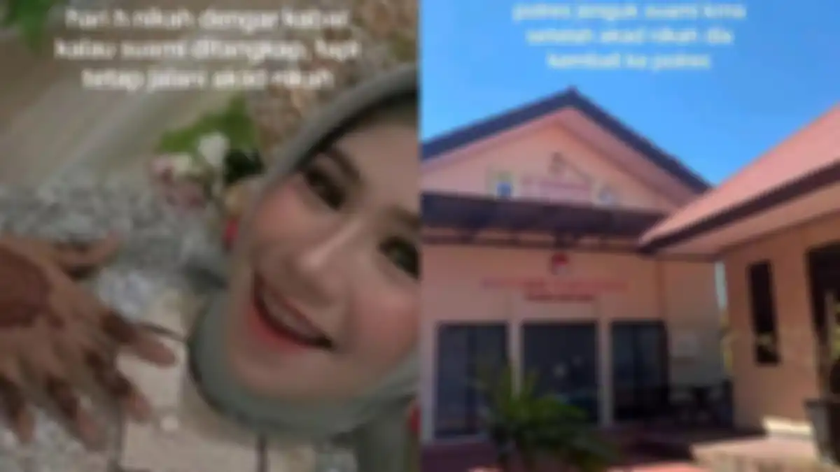 Wanita jalani resepsi sendiri, pengantin pria masuk penjara jelang akad. 