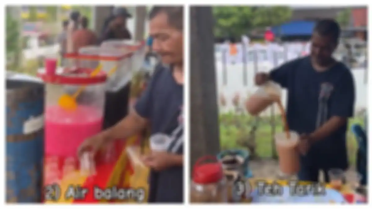 beberapa hidangan makanan di pernikahan tersebut