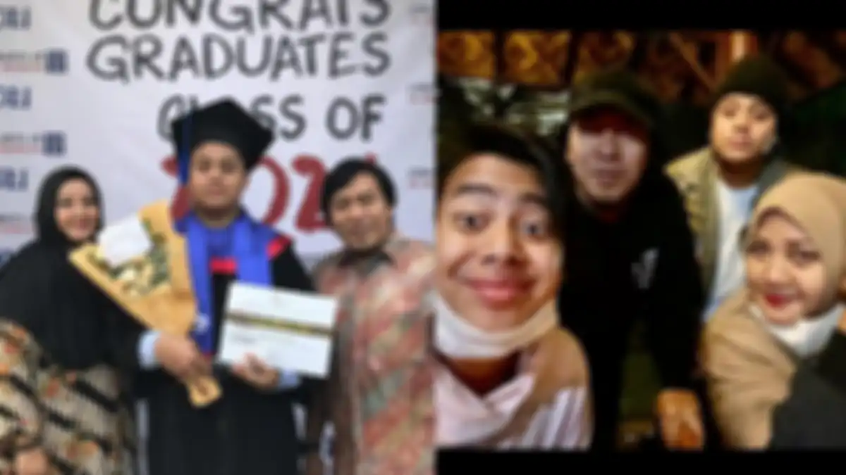 Foto keluarga Komeng 